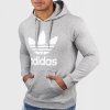 Adidas Originals bluza kangurka z kapturem szara męska